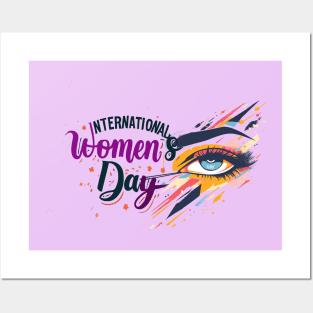 Celebrating Women's Strength international women's day 2024 Posters and Art
